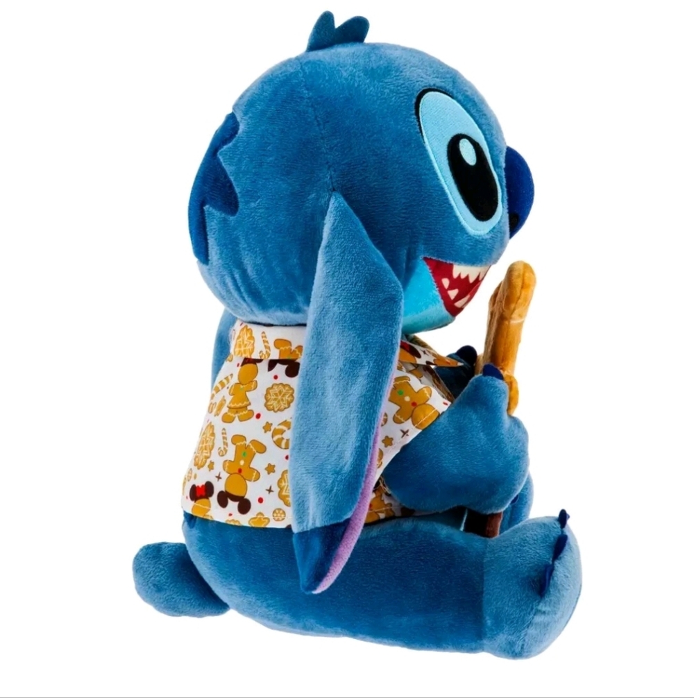 Disney Stitch Attacks Snack Plush with Gingerbread - NWT - Picture 3 of 8
